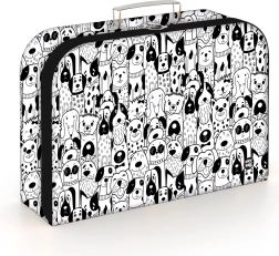 Otroški laminatni kovček Kužki 34 cm