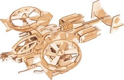 Lesene 3D sestavljanke - Bojni helikopter