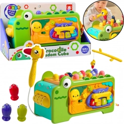 Izobraževalna kocka Krokodilček Montessori