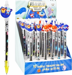 Kemični svinčnik Vesolje s topperjem