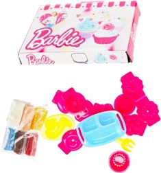 Plastelina BARBIE slaščičarna – kreativni set s modelčki