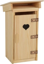 Leseni komplet za sestavljanje straniščne hišice 1:16 – model za lepljenje