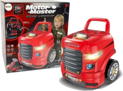 Otroški mehanski gradbeni set s tovornjakom in orodjem