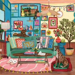 Ravensburger kvadratne puzzle Art & Soul: Raj miru 750 kosov