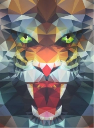 Sestavljanka Poligonski Lev 500 kosov Ravensburger