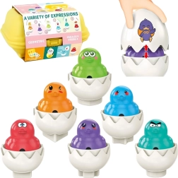 WOOPIE Mozaika Montessori Jajca Piskač 6 kosov