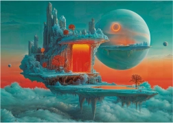 Educa Puzzle Planet ognja in ledu 1000 koščkov