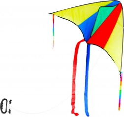 Barvni leteči zmaj 110 × 63 cm z držalom