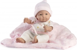 Realistična dojenčkova punčka s celovinilnim telesom 25 cm GUCA