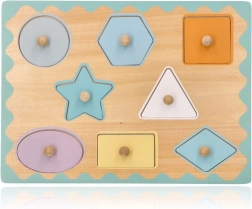 Lesena vstavljanka s čepki – oblike