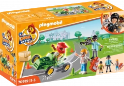 Playmobil Duck On Call Reševalna Akcija Pomoč Dirkaču