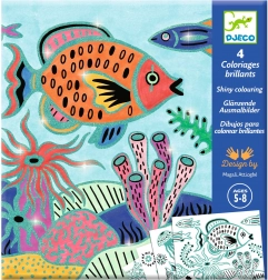 Djeco bleščeče pobarvanke Pod morjem