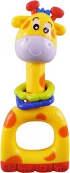 Otroški ropotuljica rumena žirafa Baby Mix