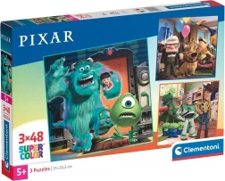 Clementoni puzzle Disney Pixar 3×48 kosov