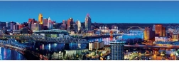 Panoramske sestavljanke MASTERPIECES Cincinnati, Ohio 1000 kosov