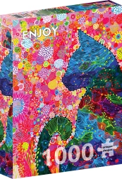 Sestavljanka Premišljujoča Mačka 1000 Kosov