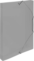 Plastična arhivska škatla A4 z elastiko, dimljena