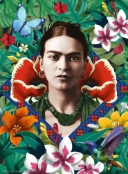 Sestavljanka RAVENSBURGER Frida Kahlo: Cvetlična domišljija 500 koščkov