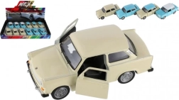 Avto Welly Trabant 601 kovina 10 cm, asort. 4 barve, prosto kotaljenje, 12 kosov v škatli