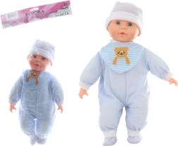 Dojenček fant s zvoki 40 cm z mehkim telescem