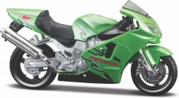 Kovinski model motocikla KAWASAKI Ninja ZR-12R 1:18 s podstavkom