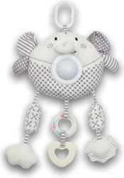 Plišasta viseča igrača slon z lučko in glasbo