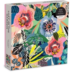 GALISON kvadratne sestavljanke Izgubljeni v vrtu 500 koščkov