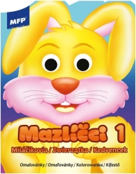 Pobarvanke MFP hišni ljubljenčki z gibljivimi očmi