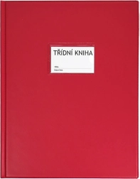 Mape za razredno knjigo A4 z okencem – rdeče Classic