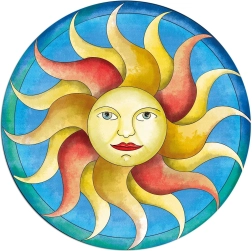 Okrogla sestavljanka CURIOSI Picoli Sonce 33 koščkov