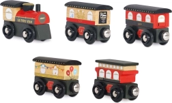 Le Toy Van wooden train Royal Express with carriages