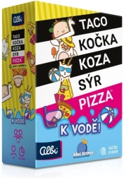 Taco, mačka, koza, sir, pica – k vodi (vodoodporna kartaška igra)