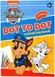 Pobarvanke in uganke PAW PATROL A4 s samolepkami