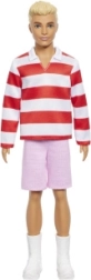 Barbie Ken model – rdeče‑bele črte