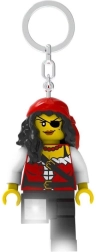 Svetleči obesek za ključe LEGO piratska princesa z LED