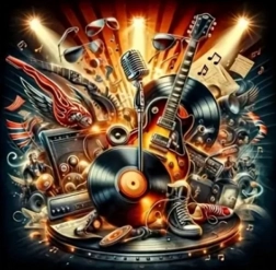 Diamantno slikanje Glasbena inspiracija 30 × 40 cm