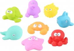 Živalice za vodo – komplet 4 kosov, 8 cm, 2 različici