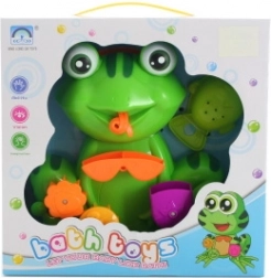 Žaba za vodo s priseski in zalivalko v obliki ribice