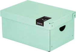 Velika laminirana škatla PASTELINI zelena