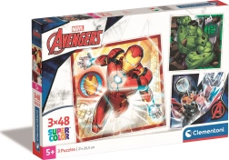 set sestavljank 3×48 koščkov MARVEL AVENGERS CLEMENTONI