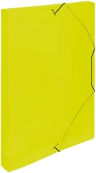 Škatla z elastiko za dokumente A4 rumena