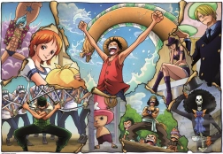 Sestavljanka Anime zbirka: One Piece 500 koščkov