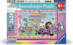 Ravensburger sestavljanka Gabiin čarobni domek 2x24 koščkov