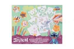 Velik kreativni komplet za risanje z pihalnimi flomastri Stitch