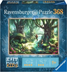 Ravensburger Exit Kids puzzle: čarobni gozd, 368 koščkov