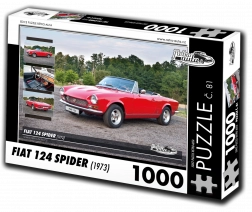 Sestavljanka Retro-avtomobili Fiat 124 Spider (1973) – 1000 koščkov
