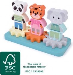 Lesena natikanka Prijatelji iz džungle SMALL FOOT