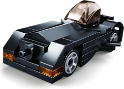 Sluban sestavljanka črni dirkalnik