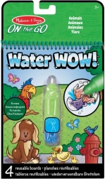 Melissa & Doug Water Wow čarobno barvanje z vodo – živalice