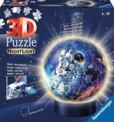 RAVENSBURGER Svetleči puzzleball Astronavt 72 kosov